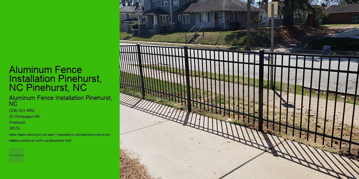 Aluminum Fence Installation Pinehurst, NC Pinehurst, NC